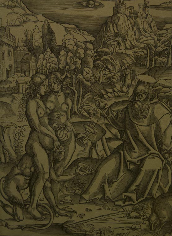 Temptation of St Anthony Jost de Negker 1500 1520 small